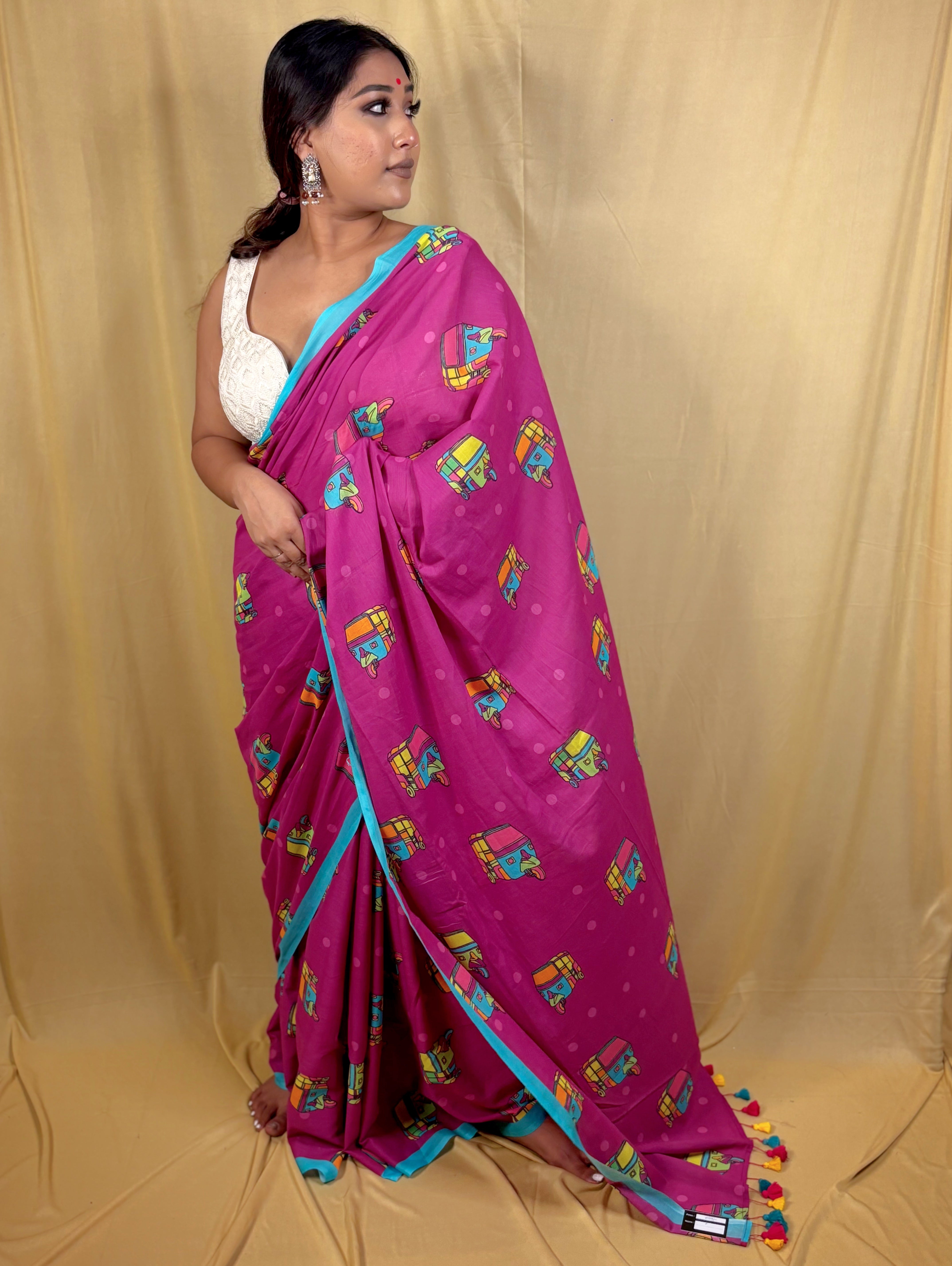Auto-Rishka Saree