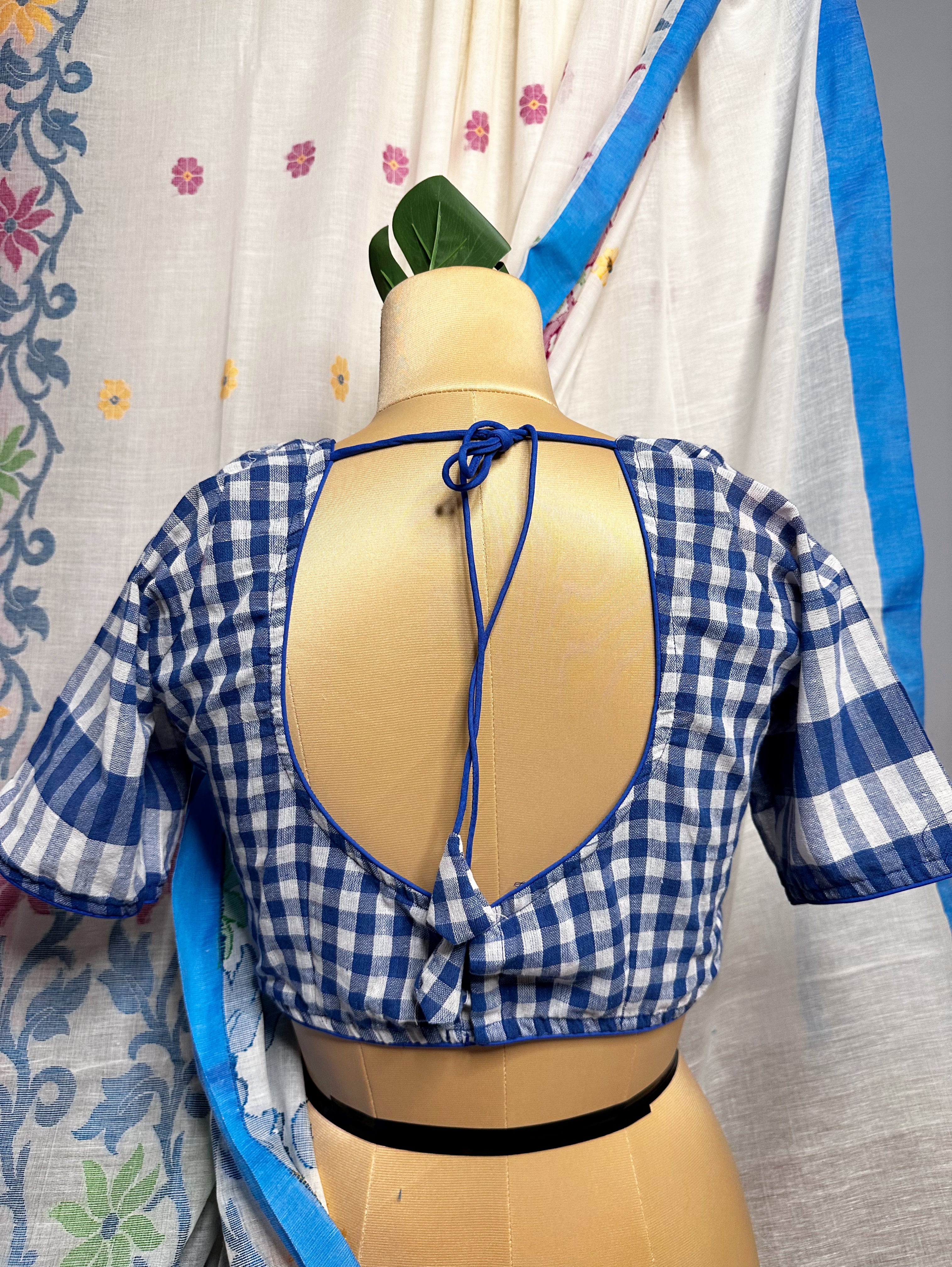 Blue Cotton Gamcha Baelauj