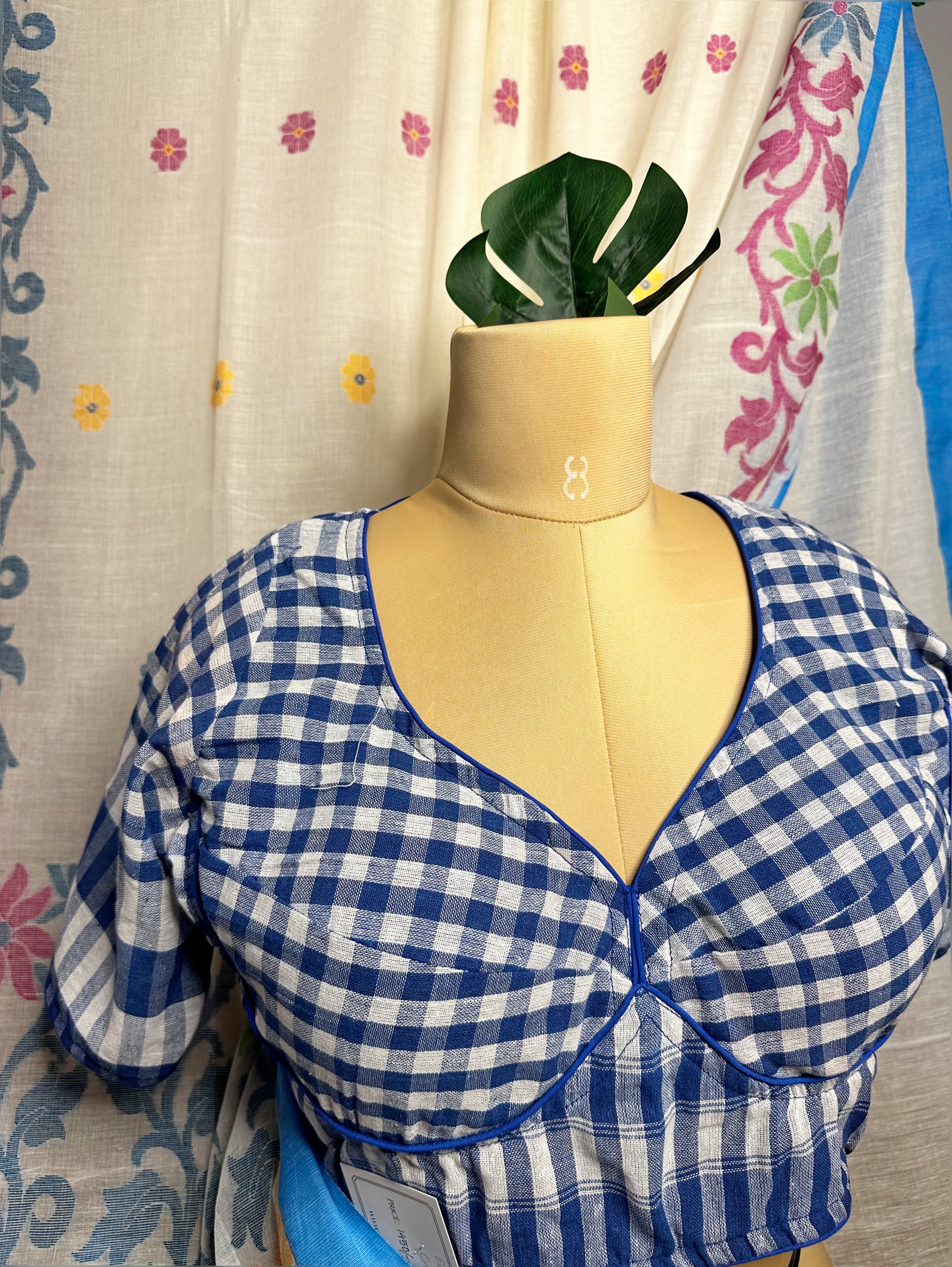 Blue Cotton Gamcha Baelauj