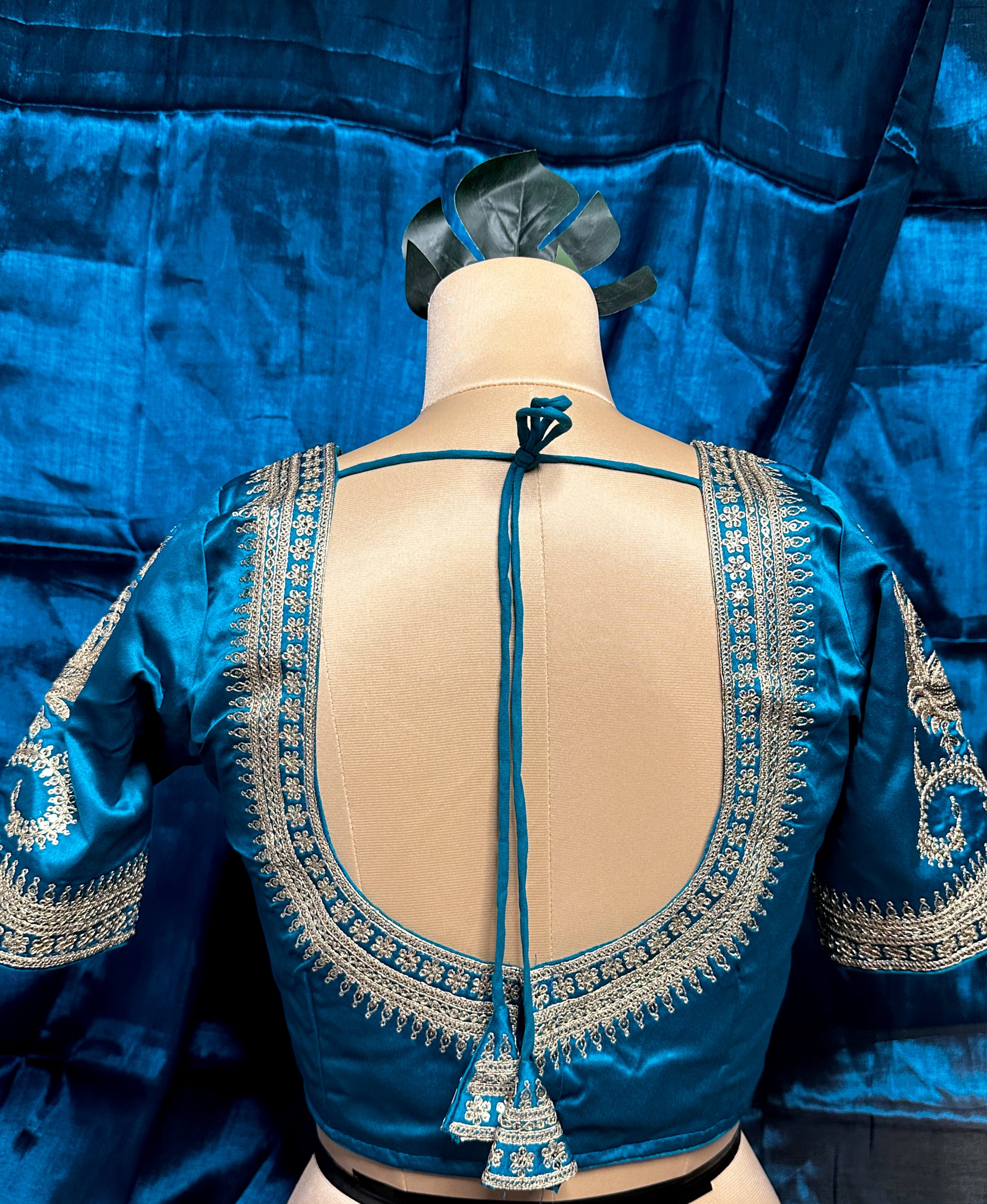 Chrome Blue SILK Designer Baelauj