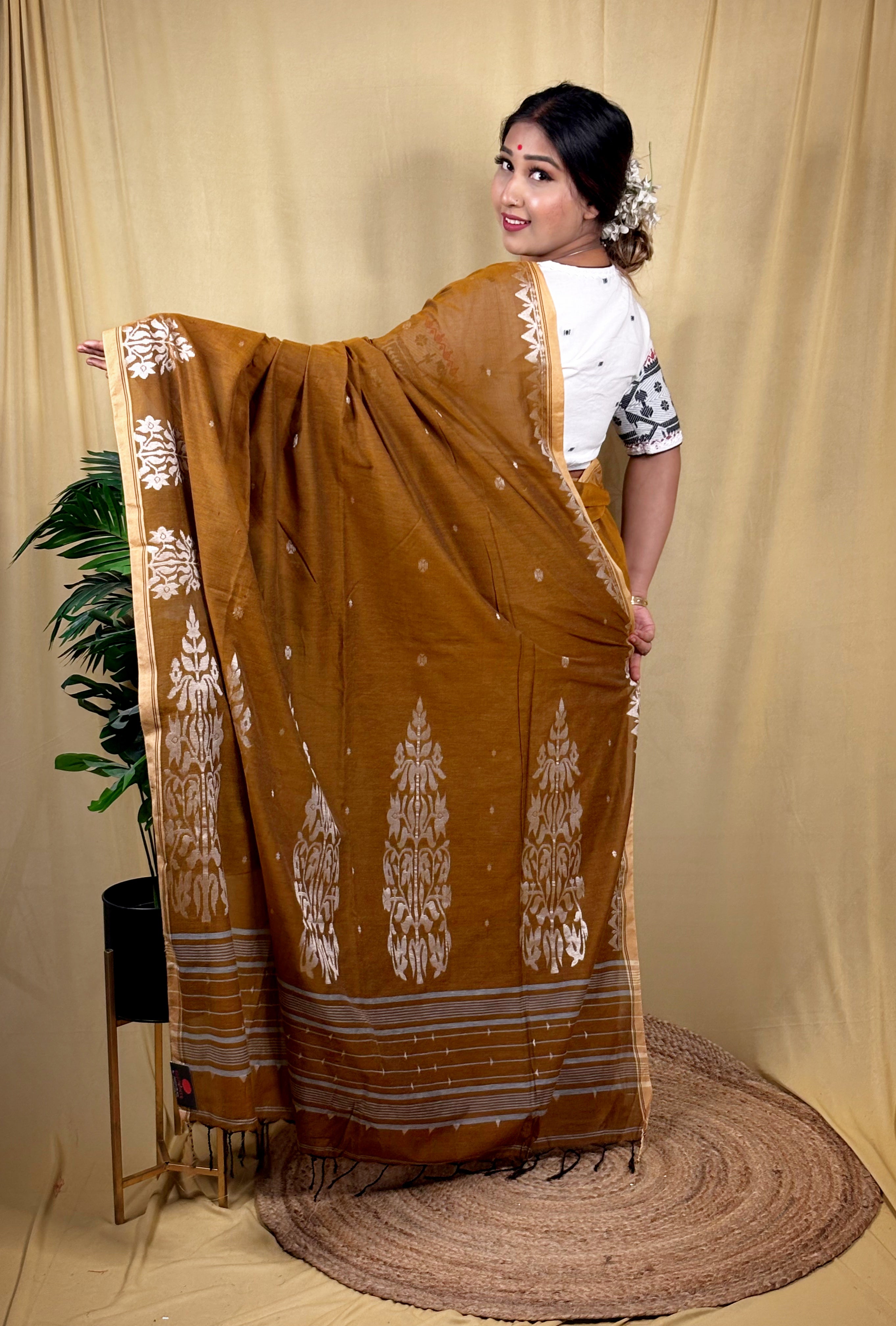 Malai Cotton Mati Saree