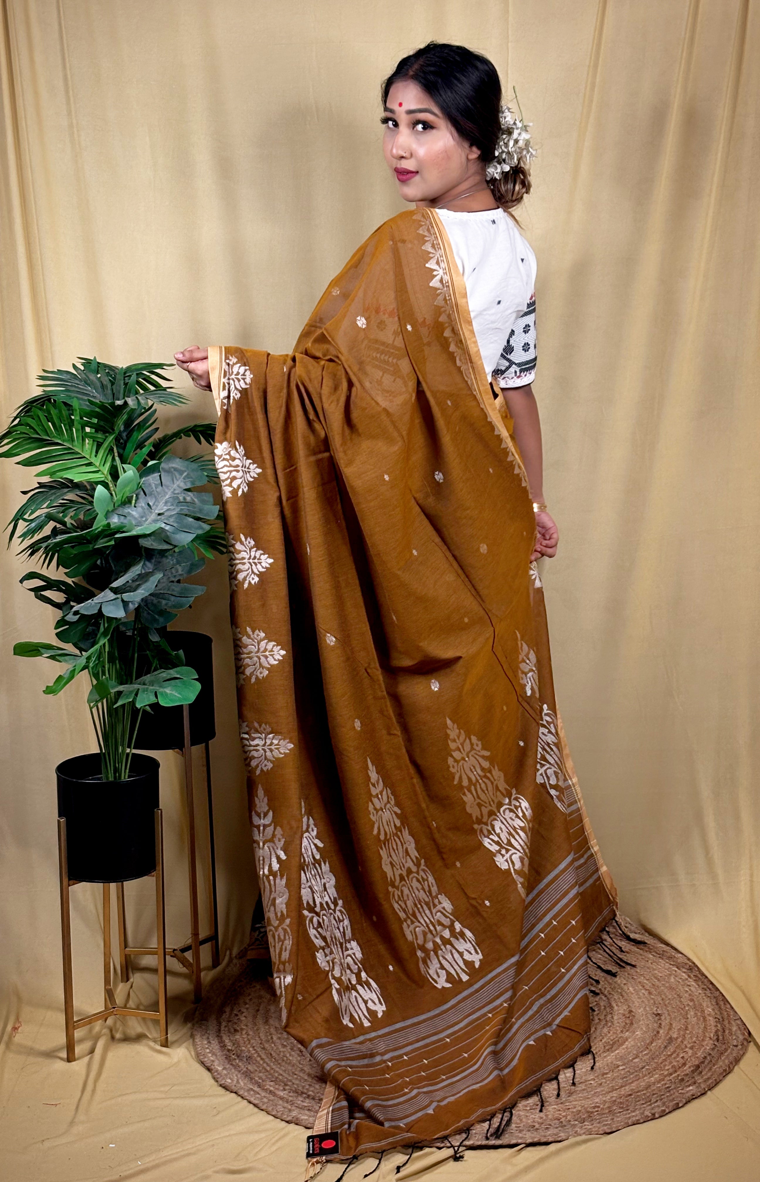 Malai Cotton Mati Saree