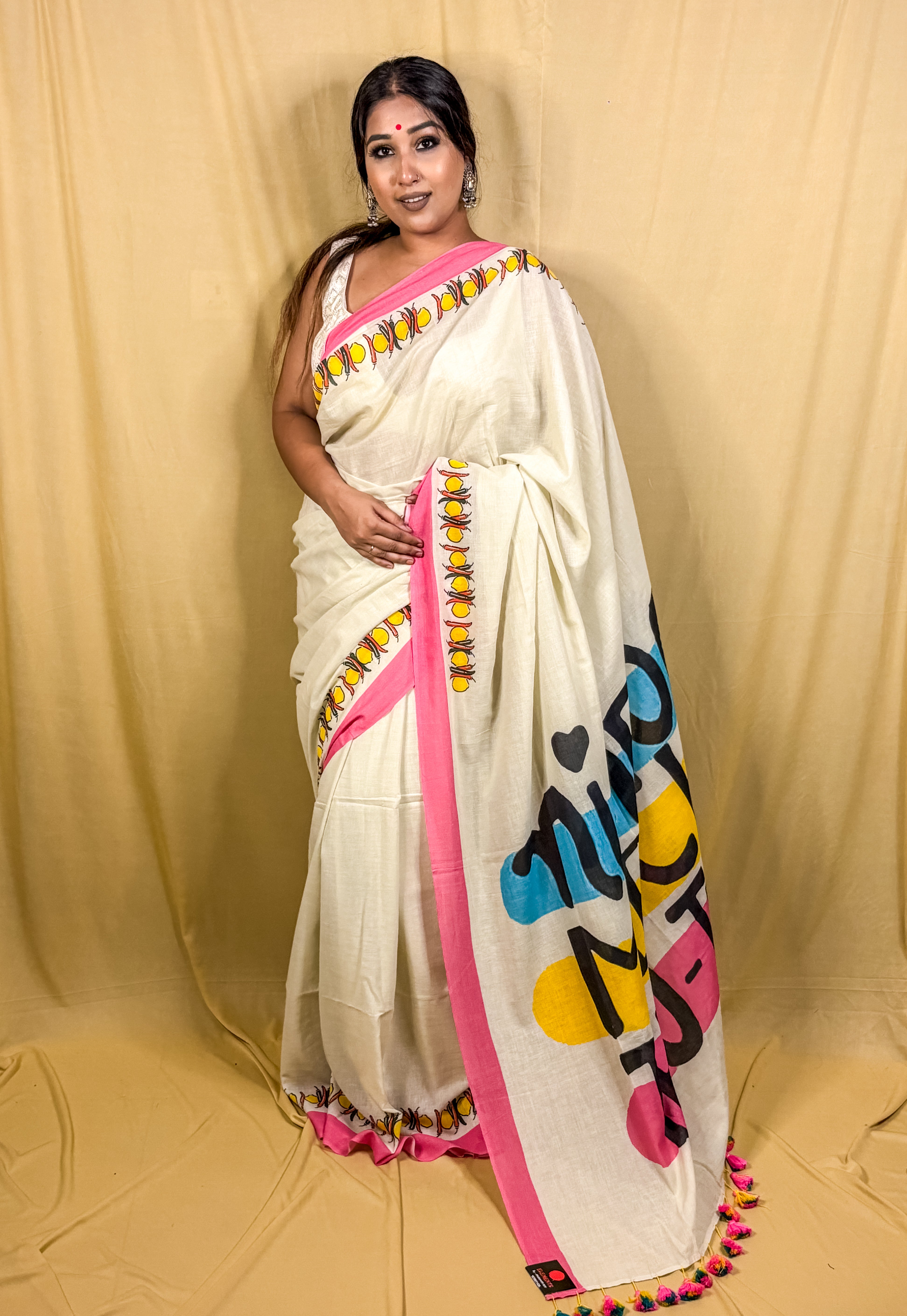 Nimboo Mirchi saree