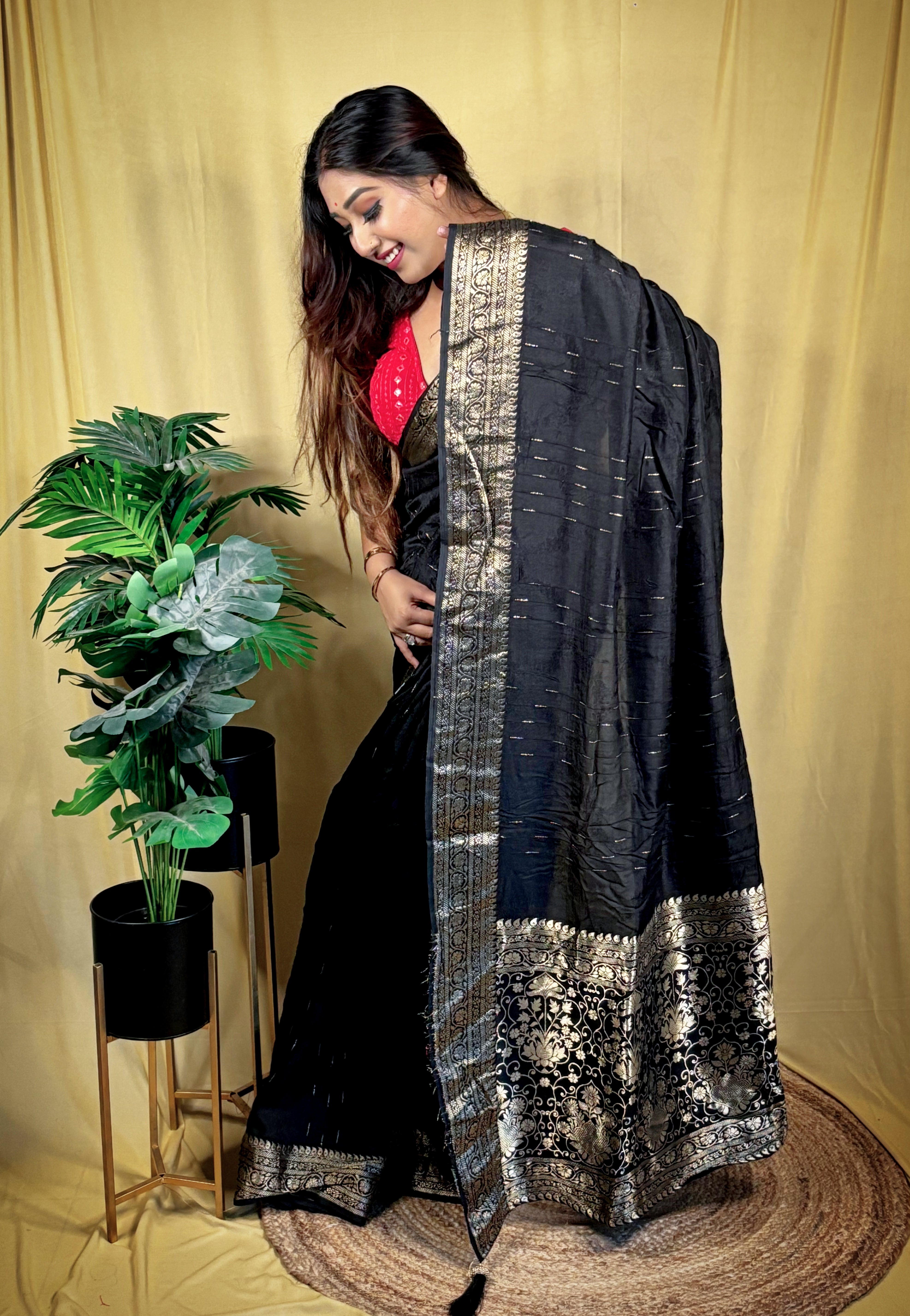 Pure Dola Silk Party Wear Saree
