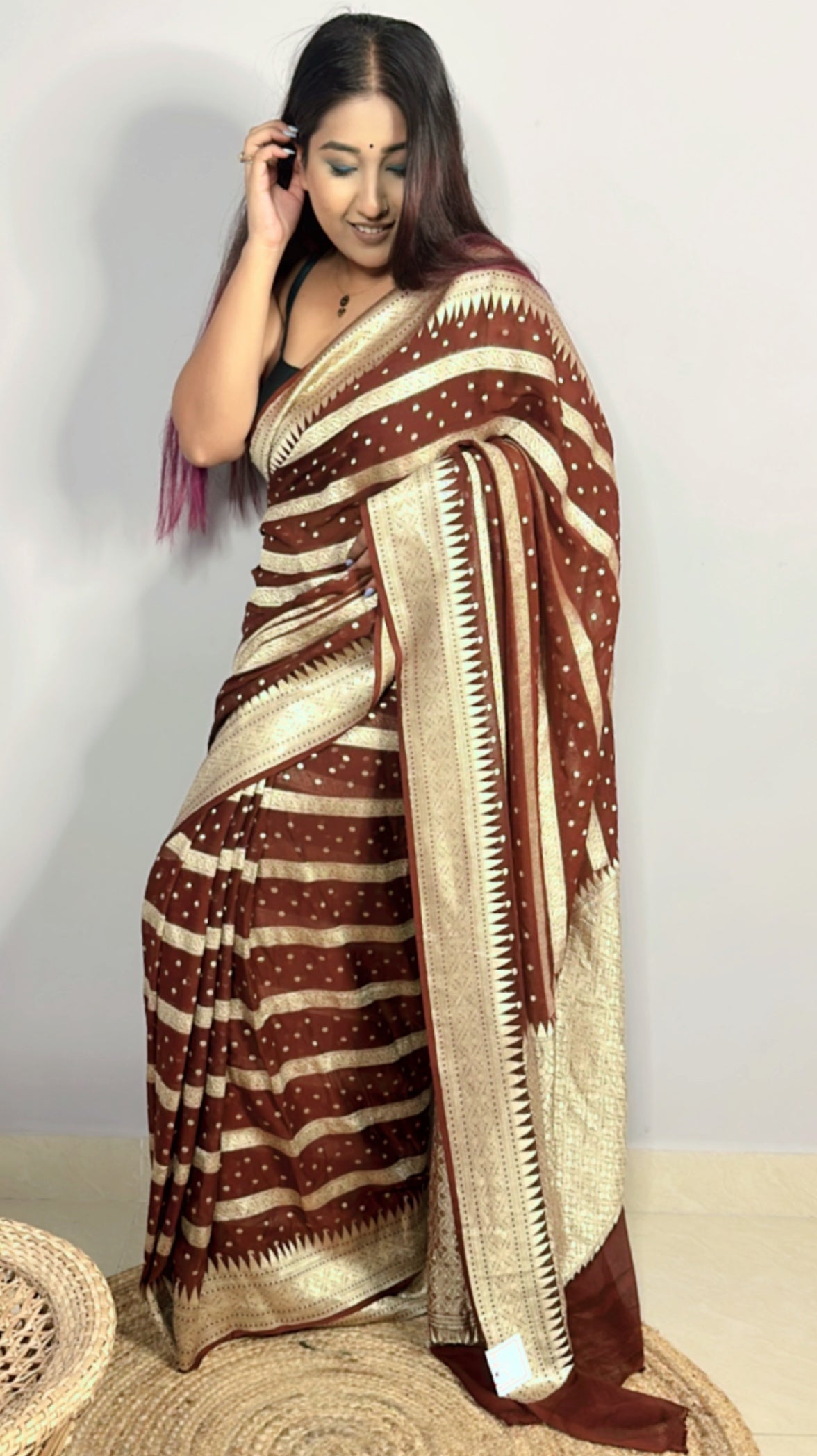 Pure Khaddi Benarasi Saree