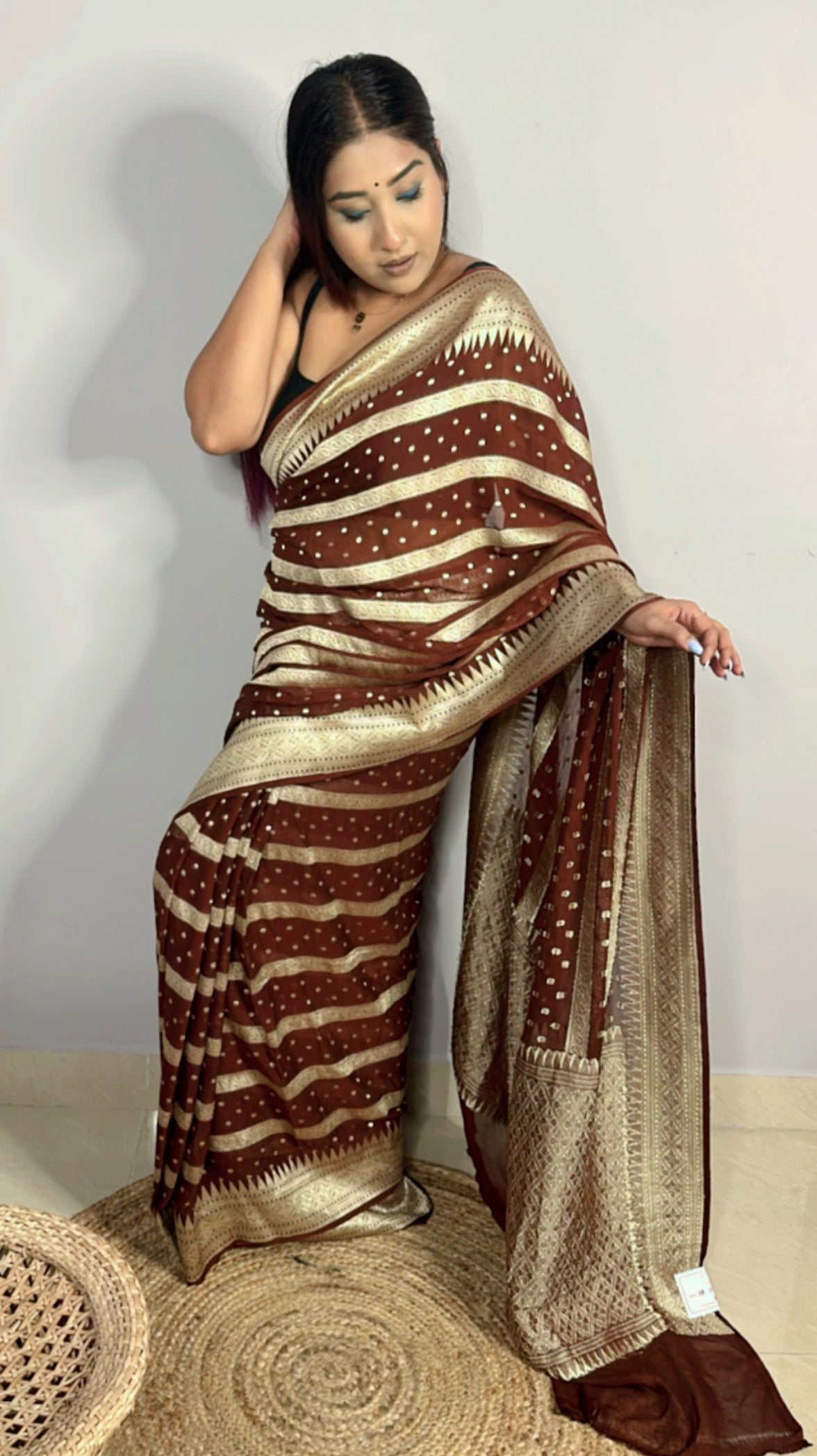 Pure Khaddi Benarasi Saree