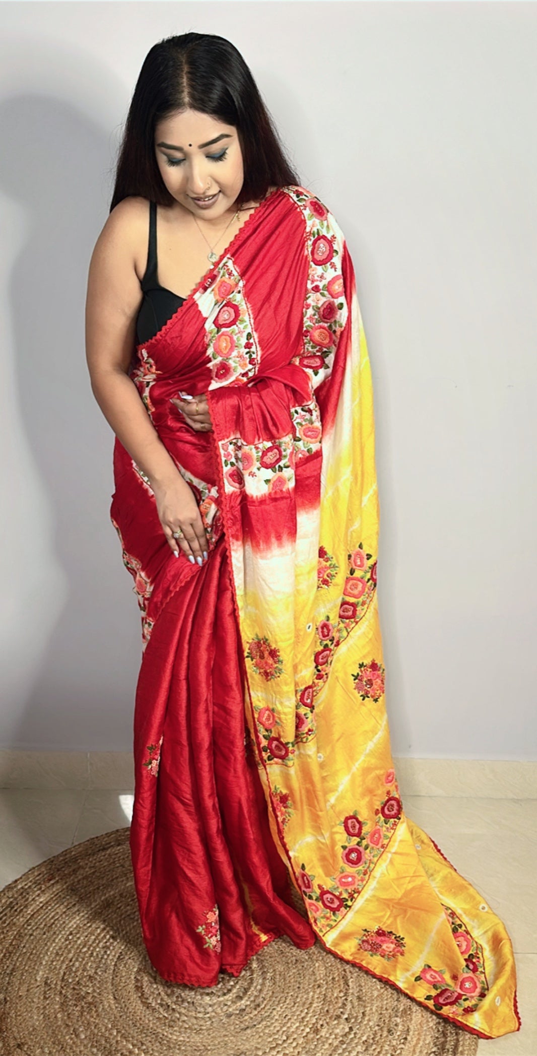 Pure Tussar All Over Handwork  Saree