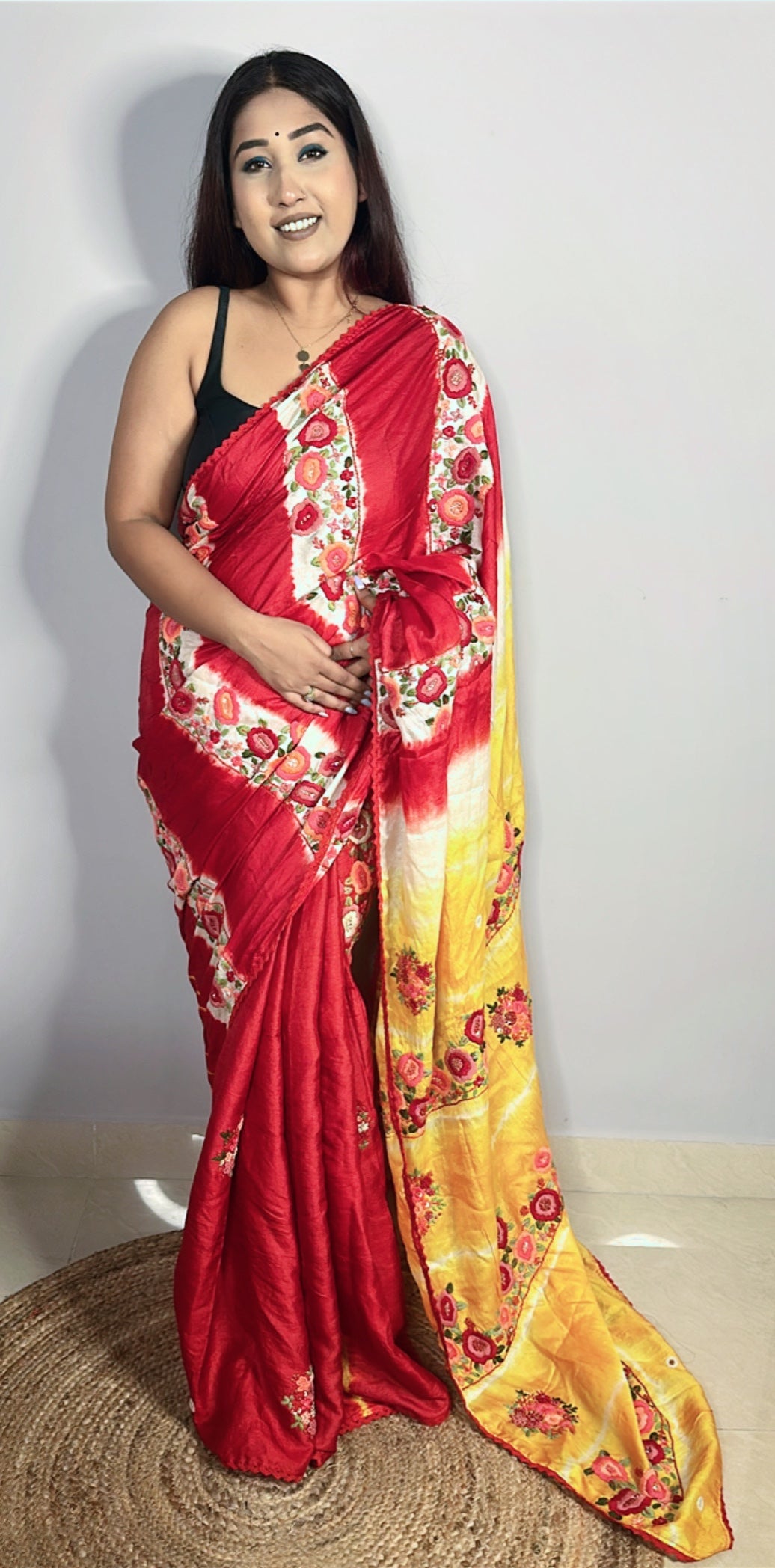 Pure Tussar All Over Handwork  Saree