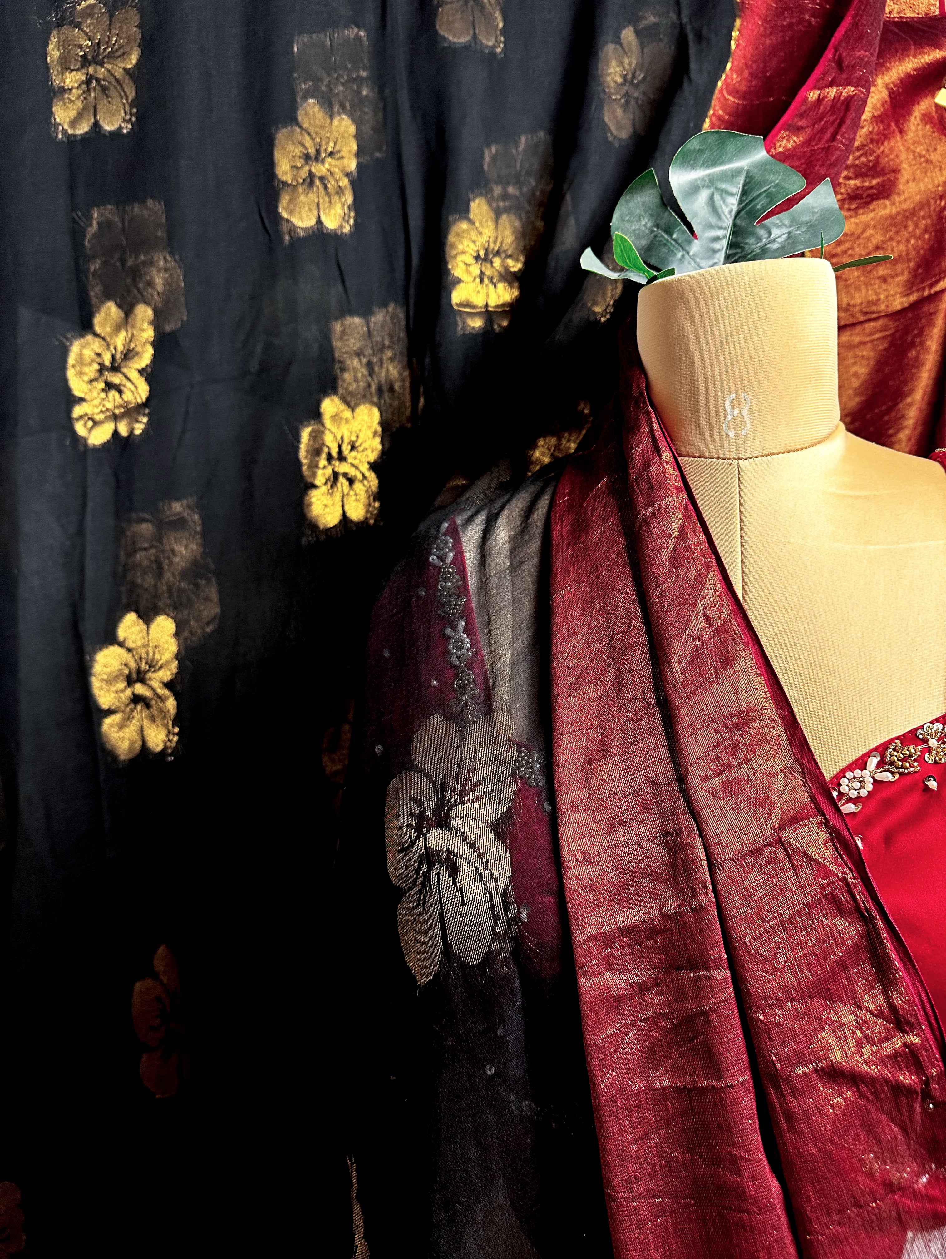 Zari Jaba Malai Cotton Saree