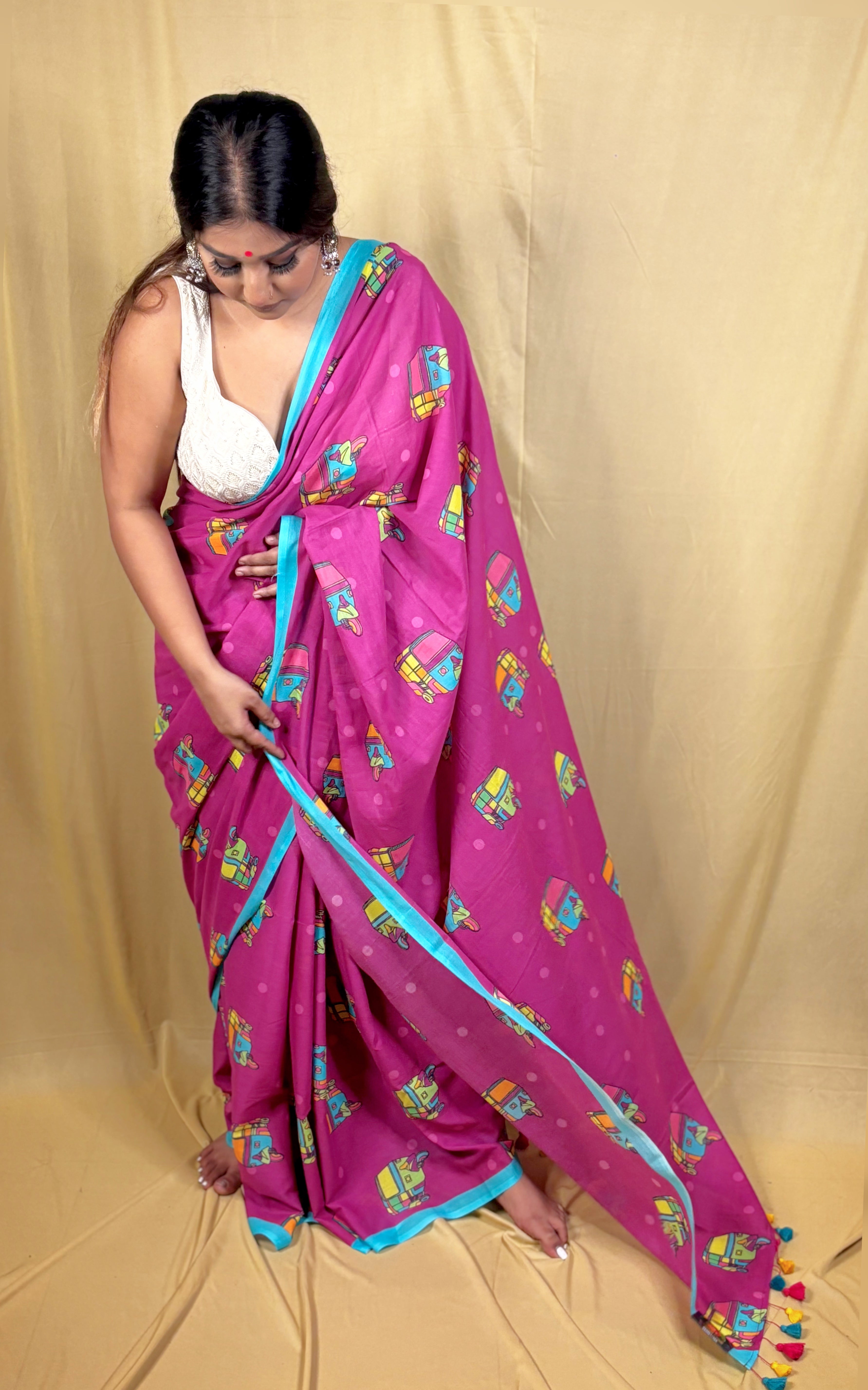 Auto-Rishka Saree