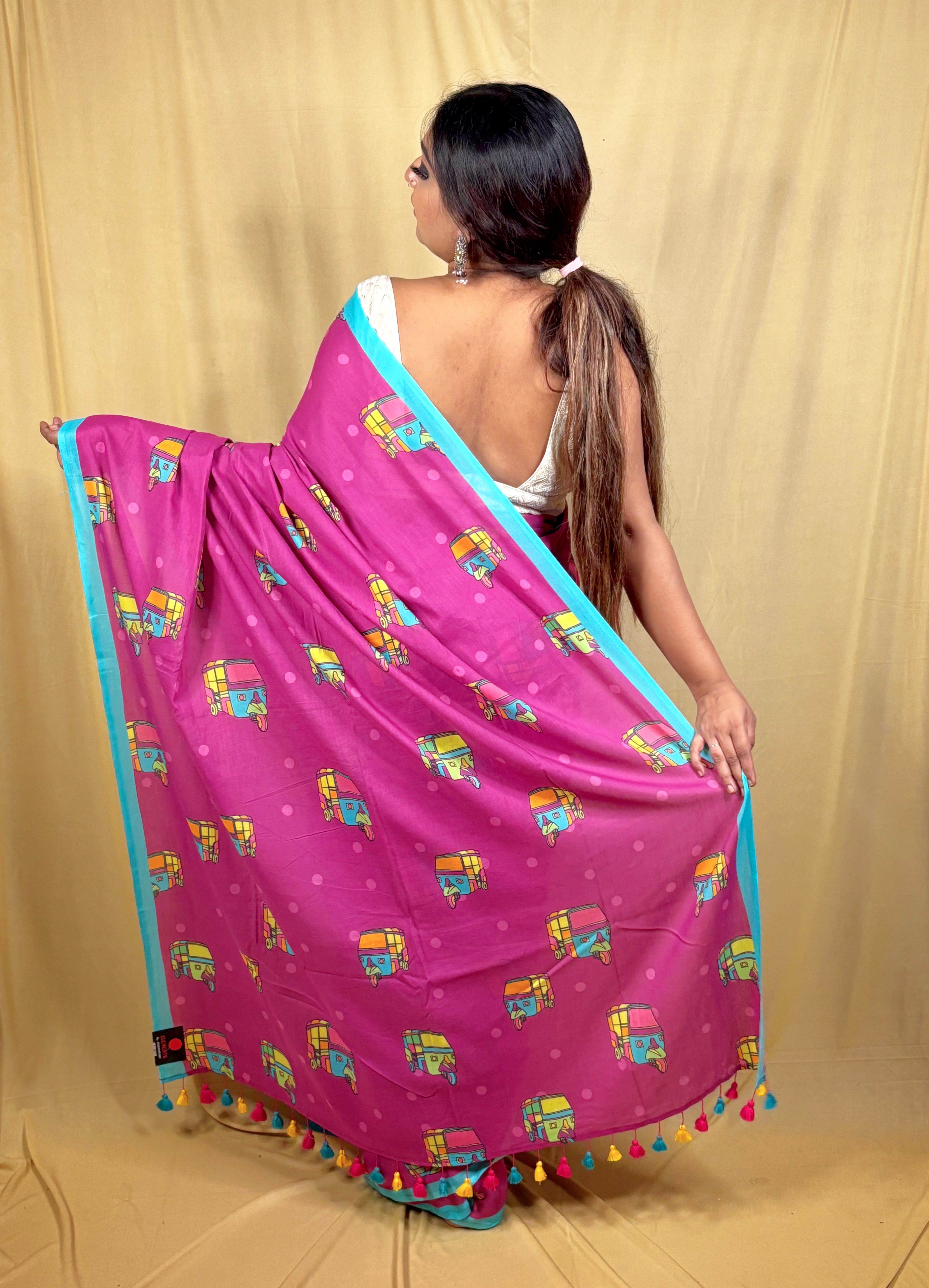 Auto-Rishka Saree