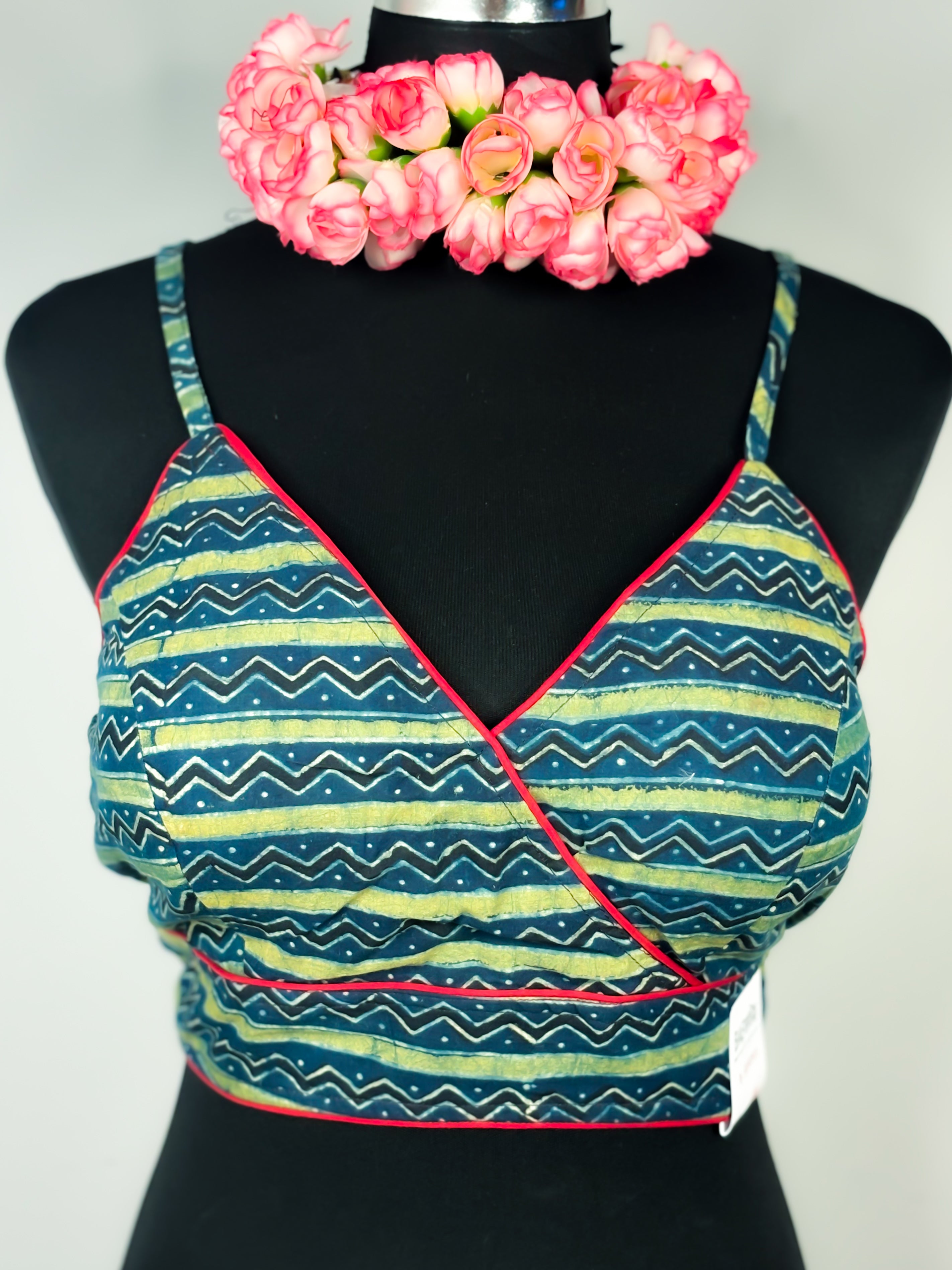 Cotton Ajrakh Strappy Baelauj