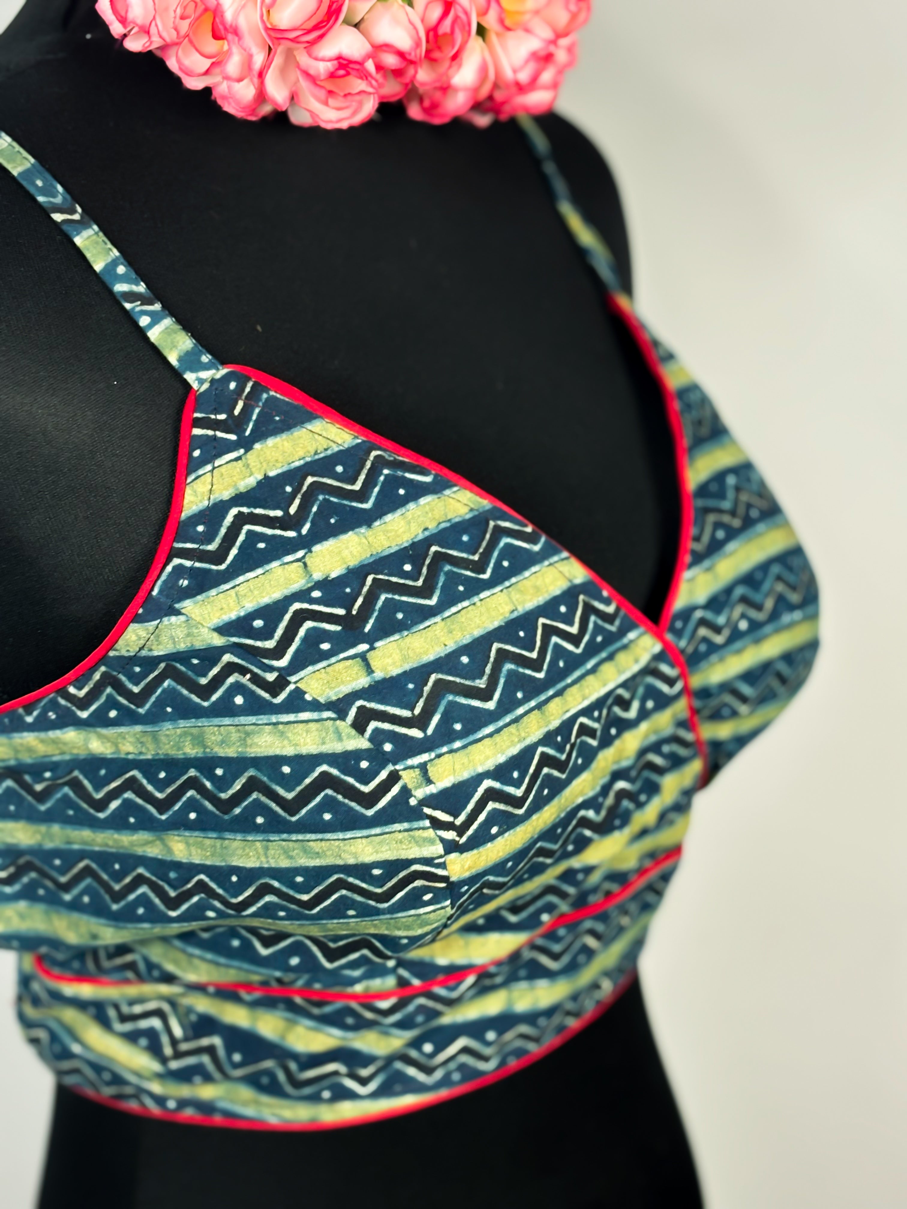 Cotton Ajrakh Strappy Baelauj