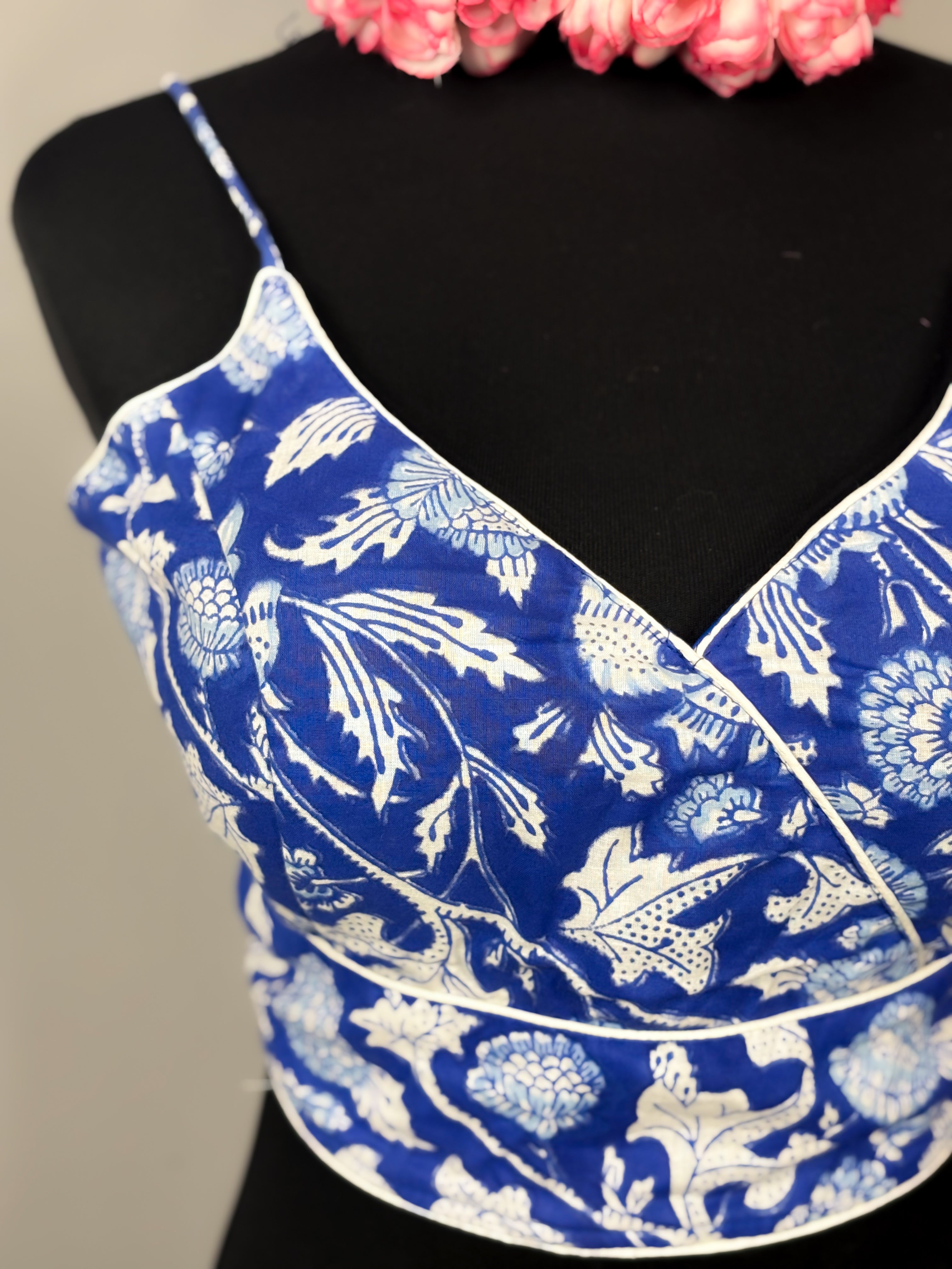Cotton Floral Strappy Baelauj