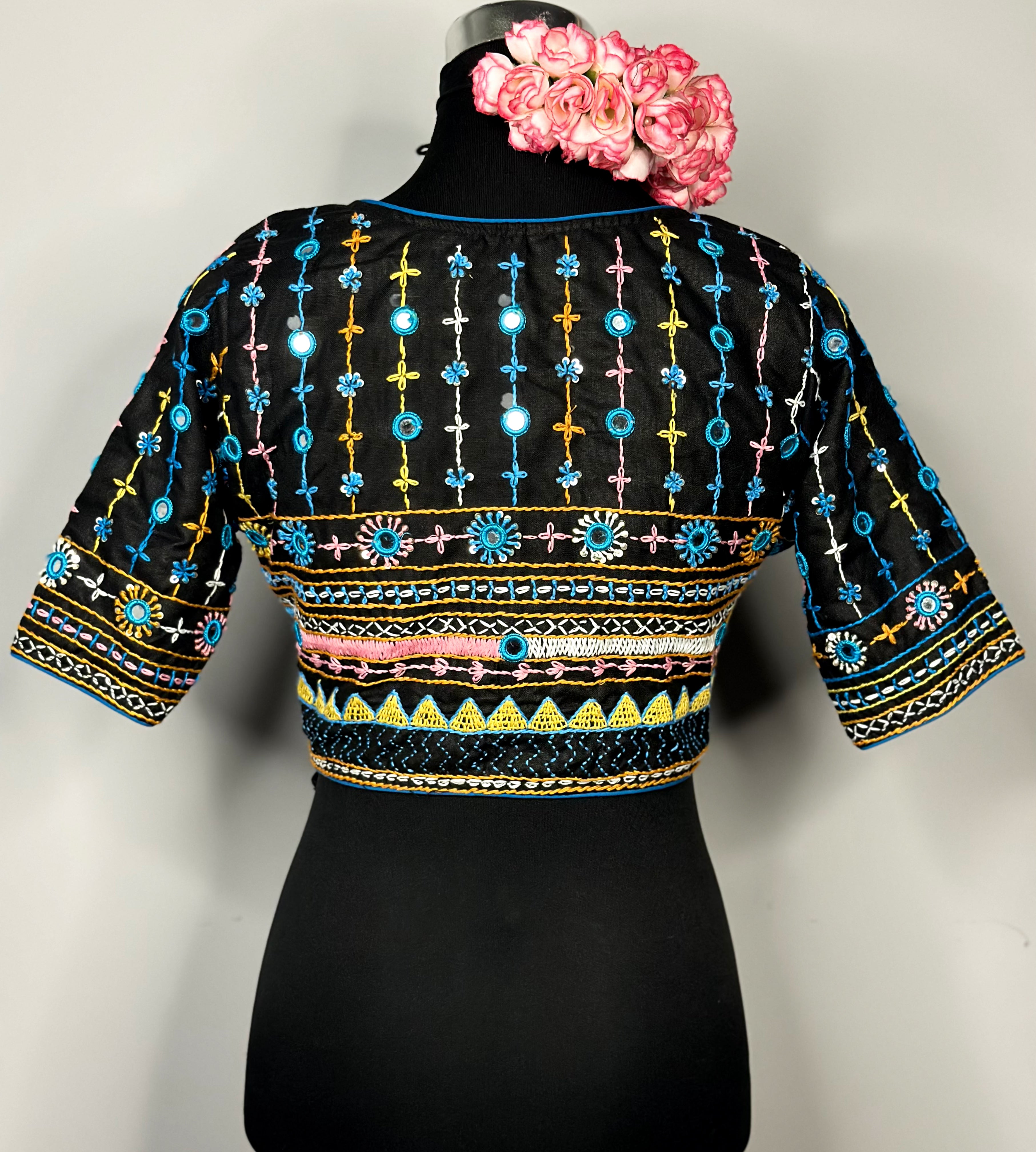Cotton Handwork Lambani Blouse