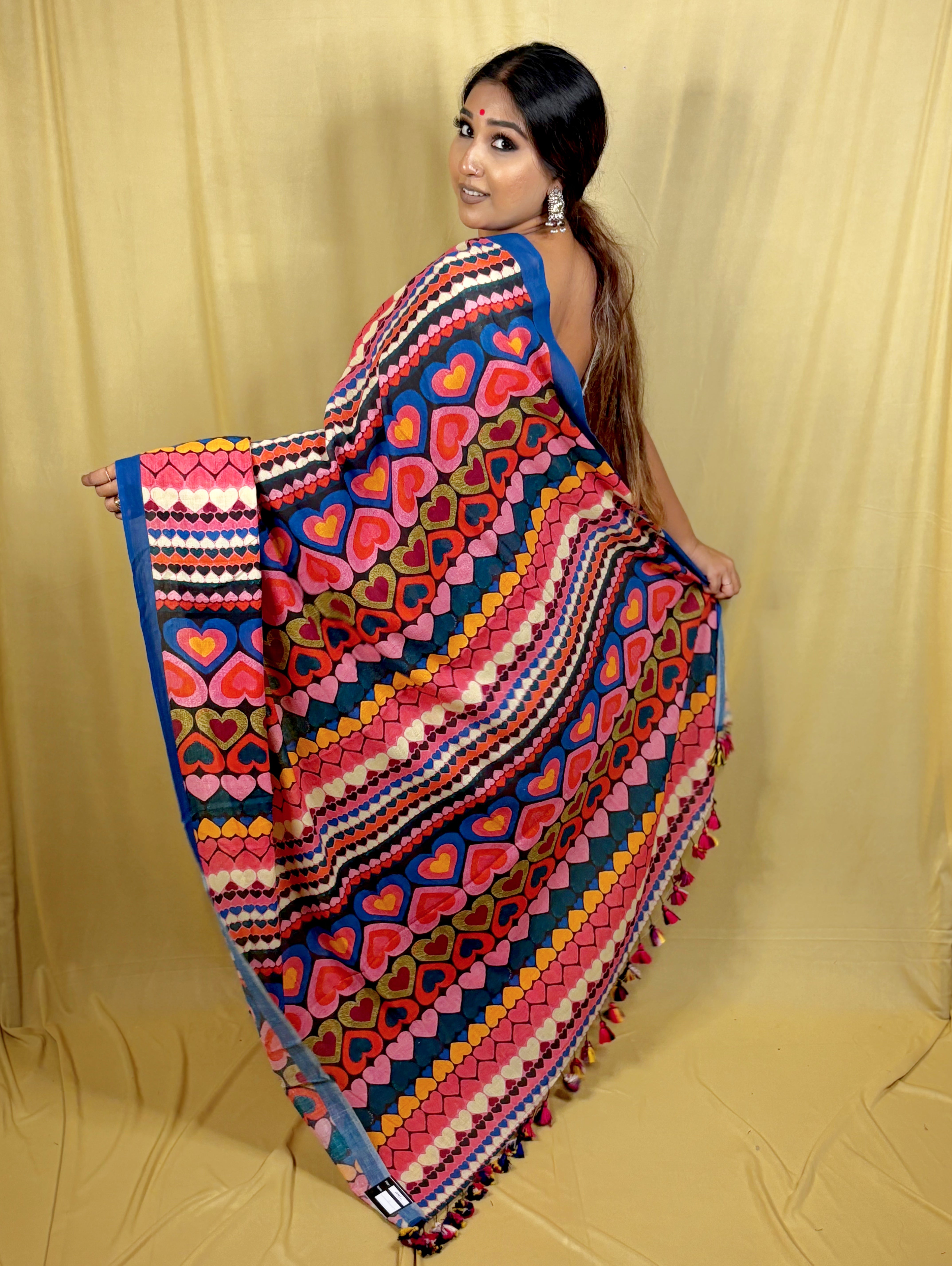 Pride Hearts Saree