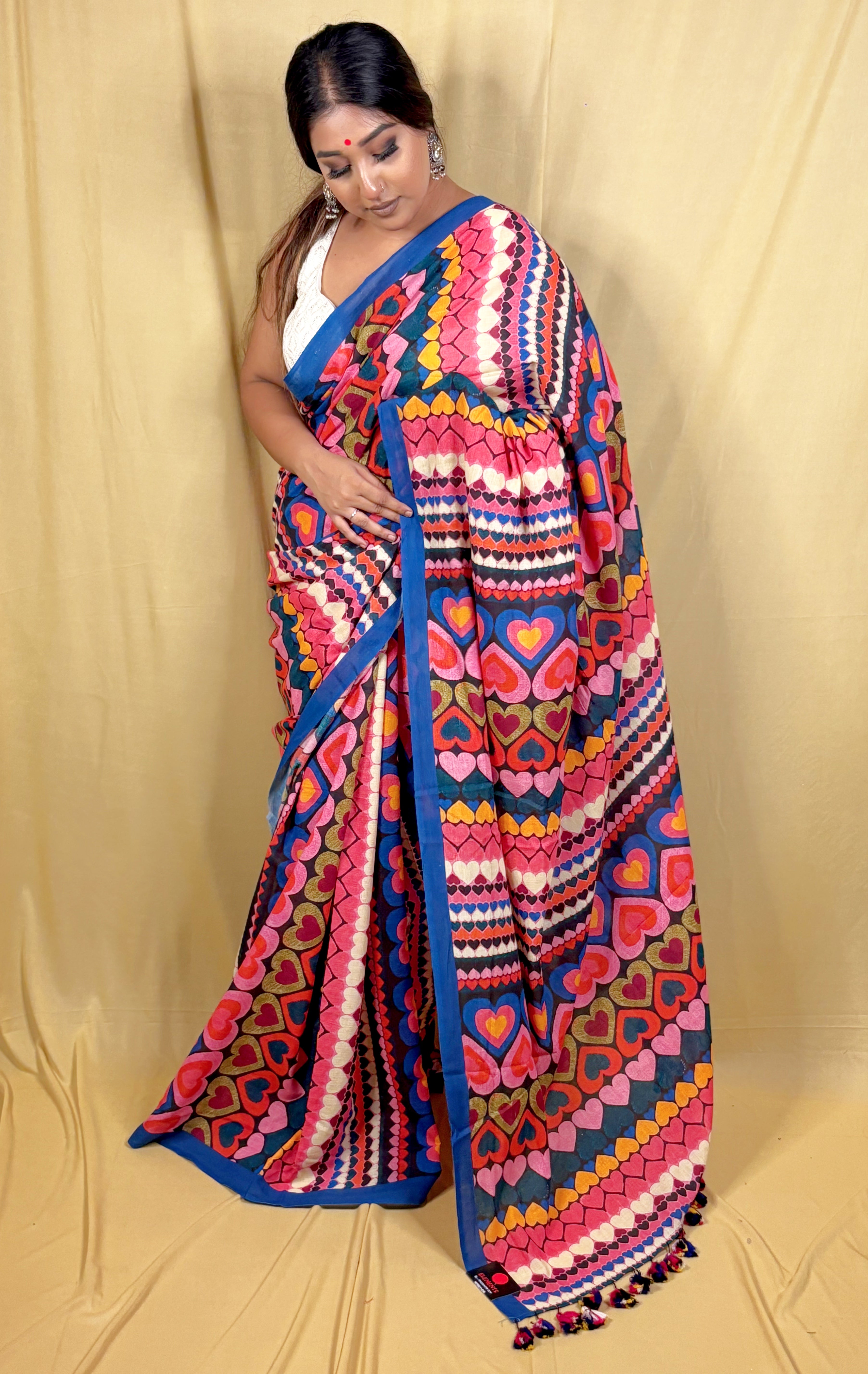 Pride Hearts Saree