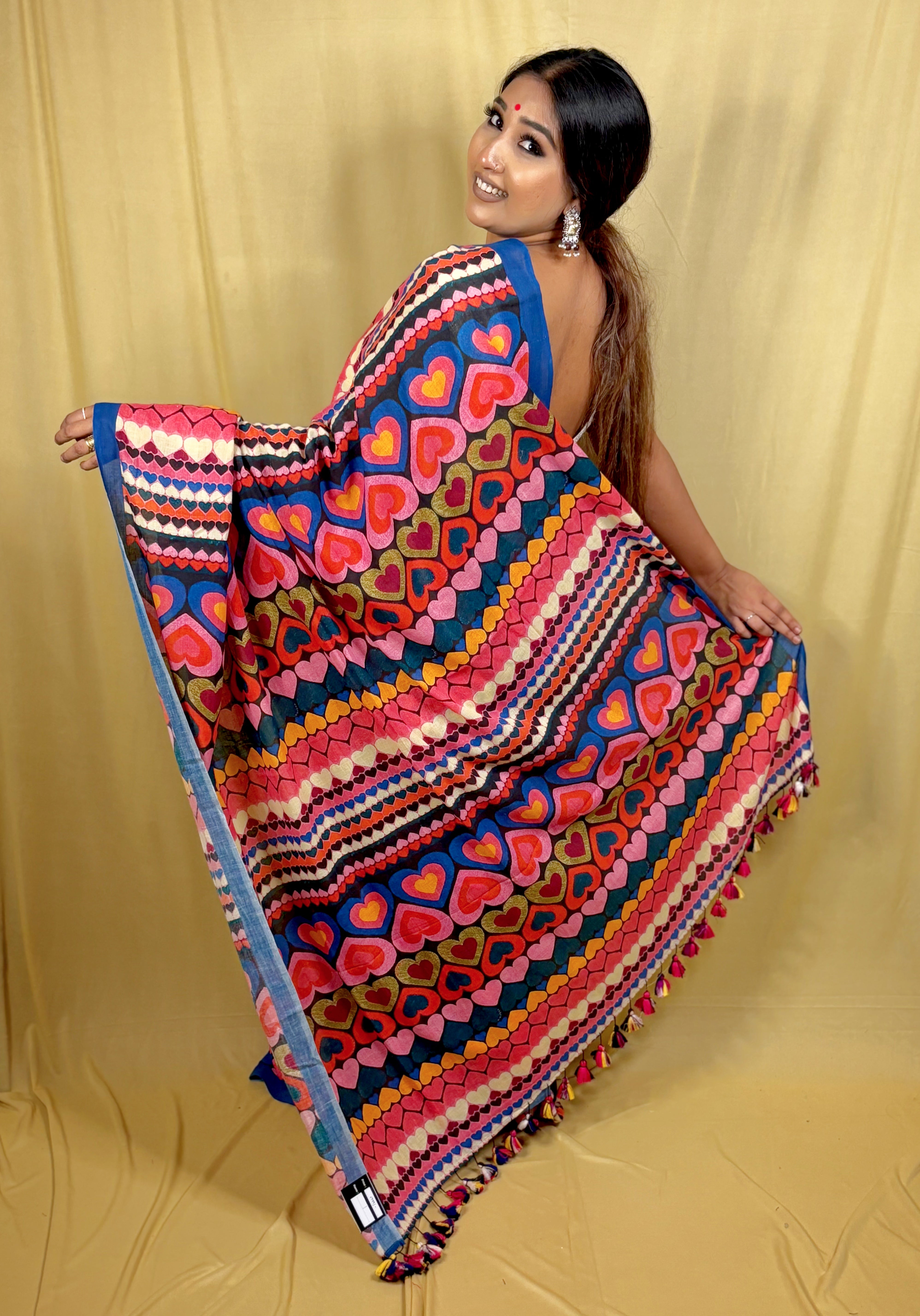 Pride Hearts Saree