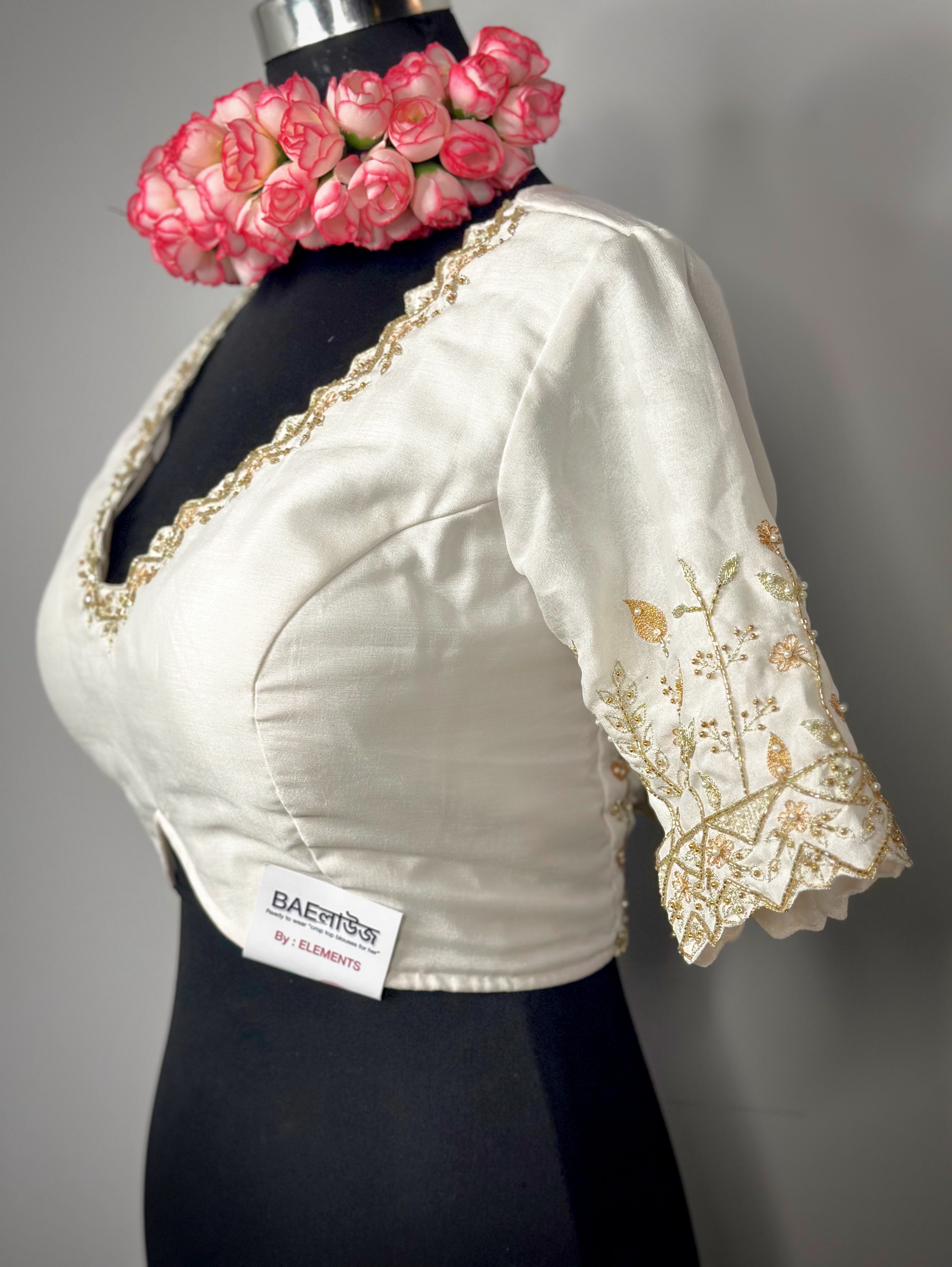 Silk Handwork Designer Blouse