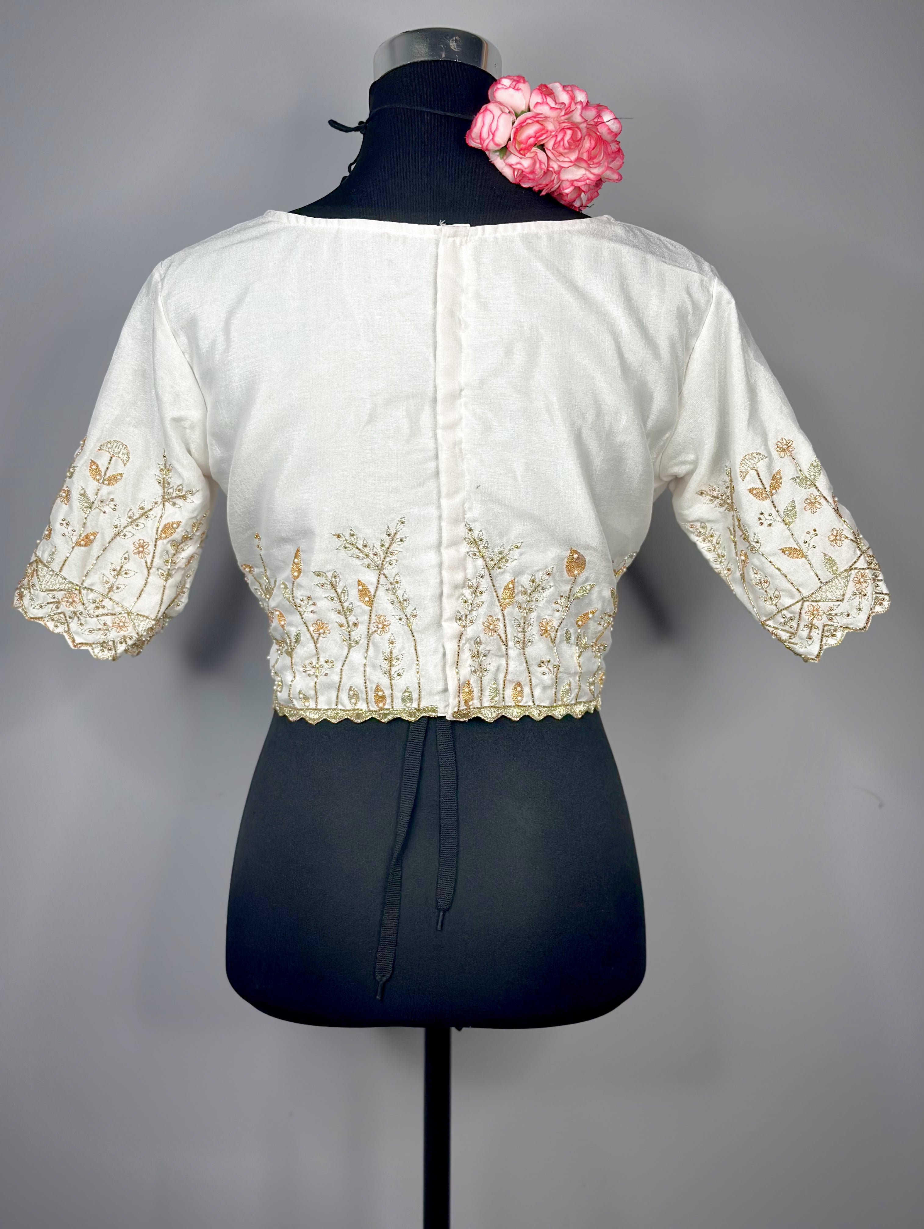 Silk Handwork Designer Blouse
