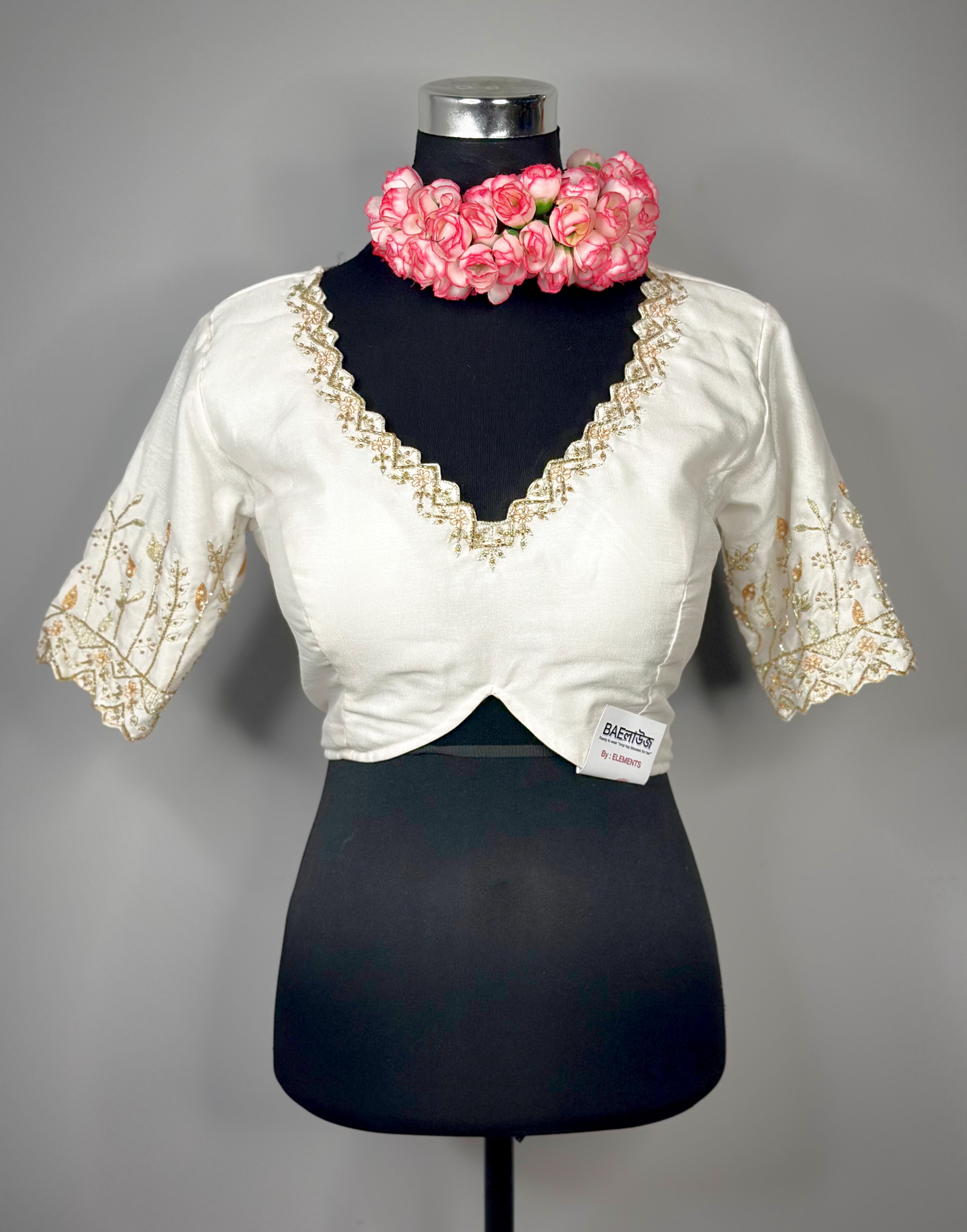 Silk Handwork Designer Blouse